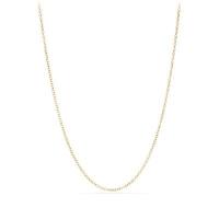 david yurman	small cable rolo chain necklace in 18k gold