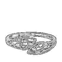 Damiani white gold and diamonds bracelet