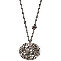 damiani pink gold necklace with diamonds