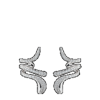 damiani white gold and diamonds earrings