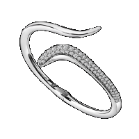 damiani white gold and diamonds bracelet
