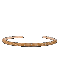 damiani pink gold and diamond bracelet
