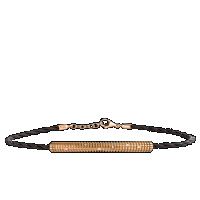 damiani pink gold and diamond bracelet