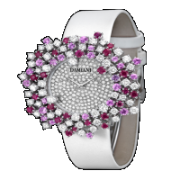 damiani mimosa 38mm rubies and pink sapphires watch