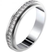 piaget white gold diamond wedding ring band width : 4.8 mm