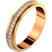 piaget rose gold diamond wedding ring band width : 4.8 mm