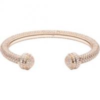 piaget rose gold diamond open bangle bracelet