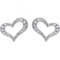 piaget white gold diamond earrings