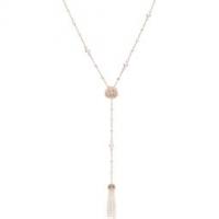 piaget rose gold diamond pearl necklace