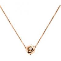 piaget rose gold diamond pendant