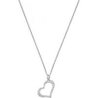 piaget white gold diamond pendant width of heart pendant: 19 mm