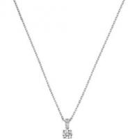 piaget white gold diamond pendant solitaire approx. 0.30 ct