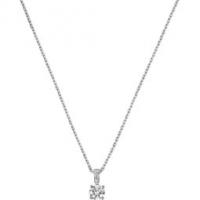 piaget white gold diamond pendant solitaire approx. 0.50 ct