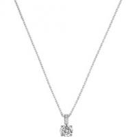 piaget white gold diamond pendant solitaire approx. 0.70 ct