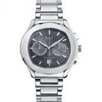 piaget chronograph watch automatic steel 42 mm