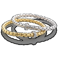 chimento white gold bracelet with diamonds  & other