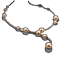 chimento rose gold lariat  & other
