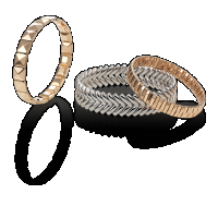 Chimento Rose gold bracelet  & other