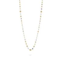 marco bicego africa gemstone long statement necklace