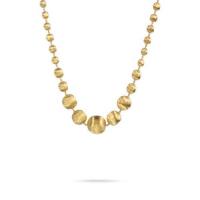 marco bicego africa gold graduated medium gauge necklace