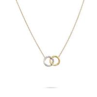 Marco Bicego Delicati Gold & Diamond Circle Link Pendant
