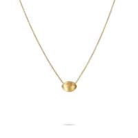 marco bicego delicati gold oval bead pendant