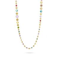 marco bicego jaipur bold mixed gemstone grauated long necklace