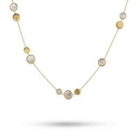 marco bicego jaipur mixed bead gold & mother of pearl necklace