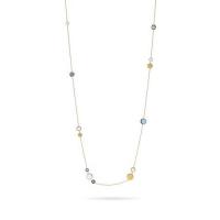 marco bicego jaipur mixed blue topaz long necklace