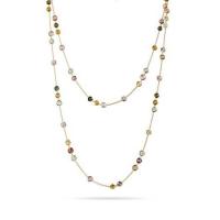 Marco Bicego Jaipur Mixed Gemstones Small Bead 47" Necklace