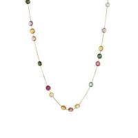 marco bicego jaipur mixed gemstones small bead long necklace