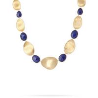 marco bicego lunaria gold & lapis mixed bead collar