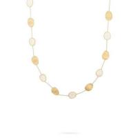 Marco Bicego Lunaria Gold & White Mother of Pearl Short Necklace