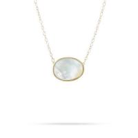 marco bicego lunaria gold & mother of pearl pendant