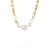 marco bicego lunaria white mother of pearl with diamond pave collar