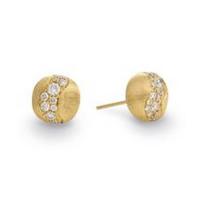 marco bicego africa constellation diamond stud earrings