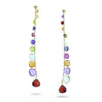 marco bicego paradise elevated mixed stone duster earrings