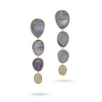 marco bicego lunaria black mother of pearl with diamond pave large drop earrings