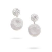 Marco Bicego Jaipur Diamond White Medium Drop Earrings