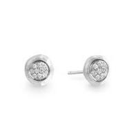 marco bicego jaipur diamond white pave stud earrings