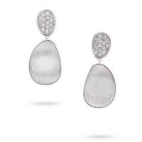 marco bicego lunaria white gold & diamond pave small double drop earrings