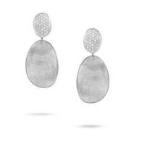 marco bicego lunaria white gold & diamond pave medium double drop earrings