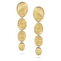 Marco Bicego Lunaria Yellow Gold Large Drop Earrings