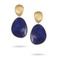 marco bicego lunaria large gold & lapis earrings