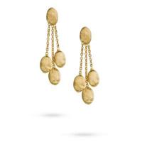 marco bicego siviglia gold three strand earrings