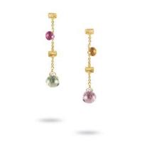 Marco Bicego Paradise Mixed Stone 1.33" Drop Earrings