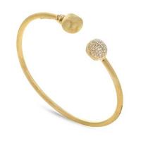 marco bicego africa gold with diamond pave kissing bangle