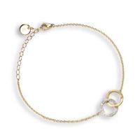 marco bicego delicati gold & diamond round link bracelet