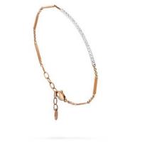 marco bicego goa pave diamond bar bracelet in rose gold