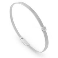 marco bicego masai single station diamond bracelet in white gold